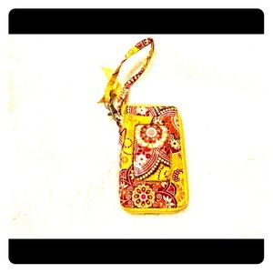Vera Bradley wristlet/phone case/wallet